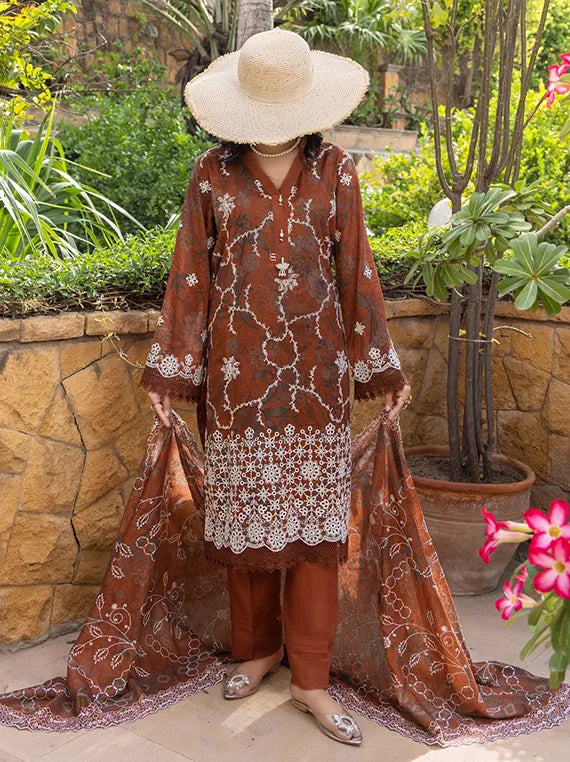 BELLA by Hafiz Tex Embroidered Collection 2026 (D-03)