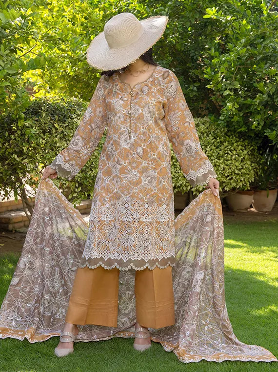 BELLA by Hafiz Tex Embroidered Collection 2026 (D-05)