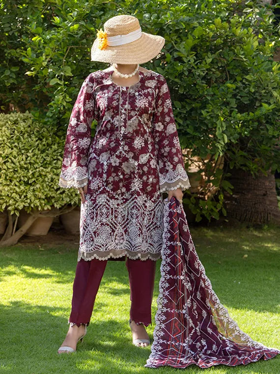 BELLA by Hafiz Tex Embroidered Collection 2026 (D-06)