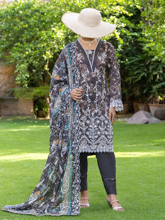 BELLA by Hafiz Tex Embroidered Collection 2026 (D-07)