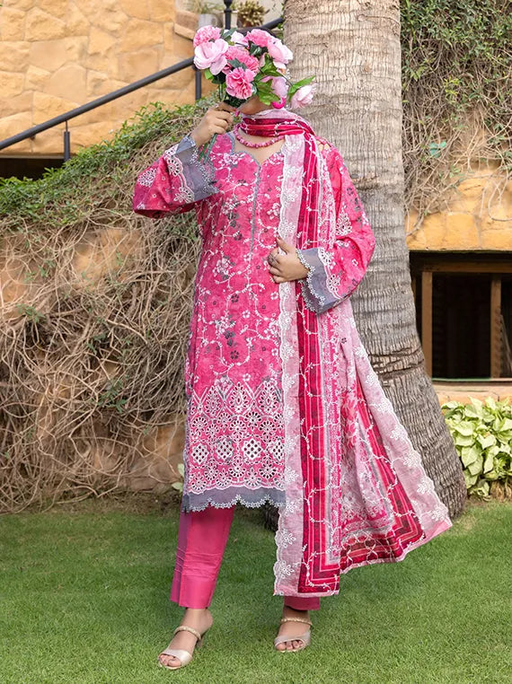 BELLA by Hafiz Tex Embroidered Collection 2026 (D-08)