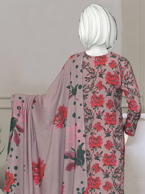 BISMIL Printed Embroidered Dhanak Collection 2025 By ABC (D-04)