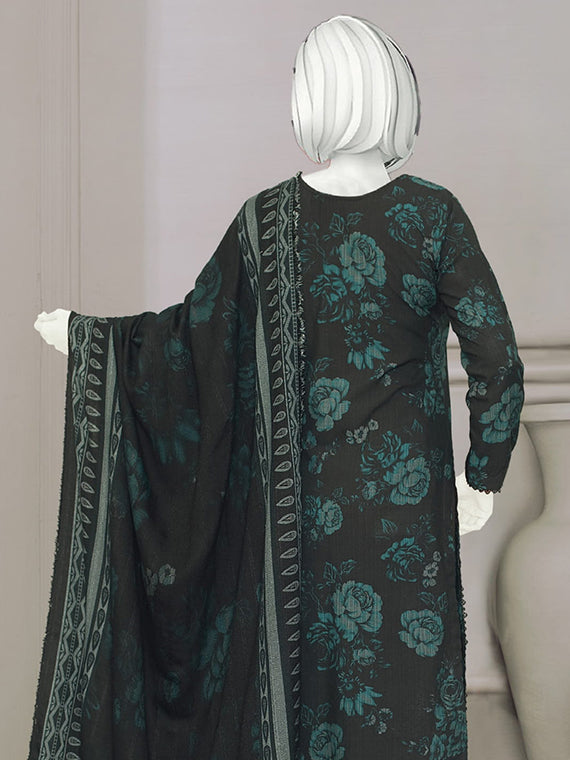 BISMIL Printed Embroidered Dhanak Collection 2025 By ABC (D-07)