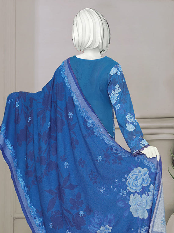 BISMIL Printed Embroidered Dhanak Collection 2025 By ABC (D-08)