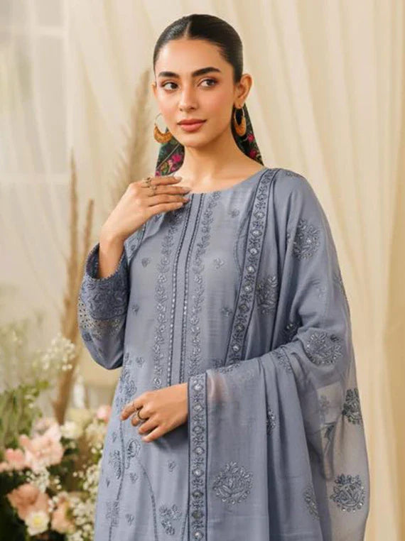 BISMIL by ELEGANZA Fancy Slub Collection 2026 Vol-73 (D-02)