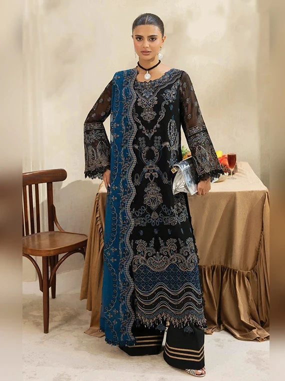 Baad-e-Saba by RAZAB Embroidered Chiffon Collection 2026 (RBS-04)