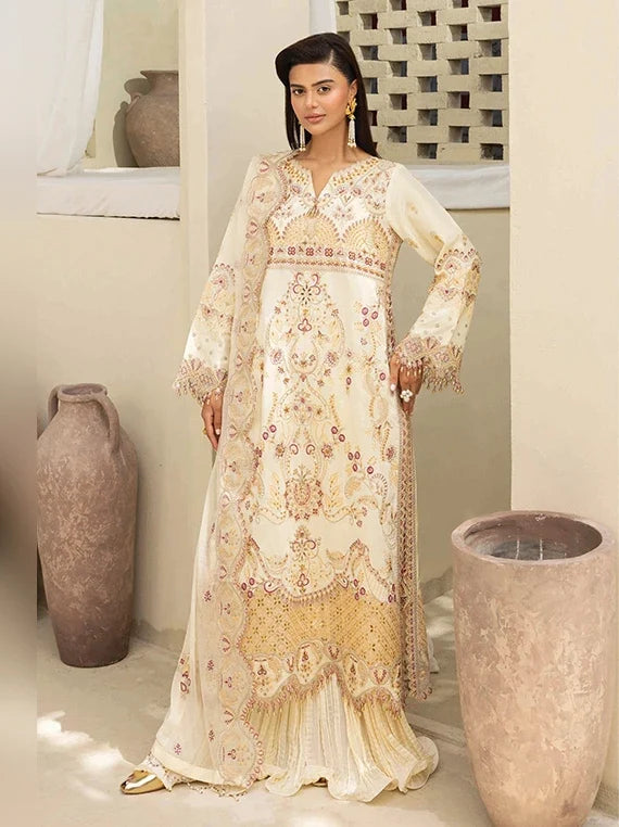 Baad-e-Saba by RAZAB Embroidered Chiffon Collection 2026 (RBS-08)