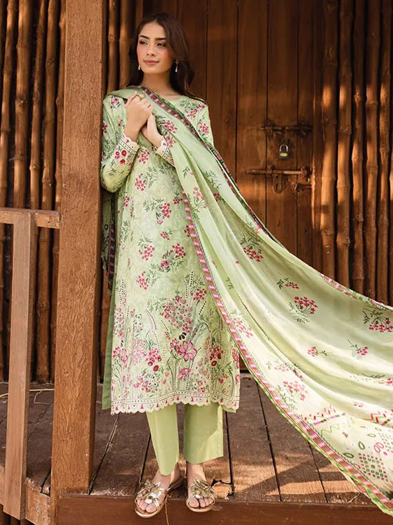 Baagh Embroidered Lawn Collection 2025 By Rashid Tex (9151)
