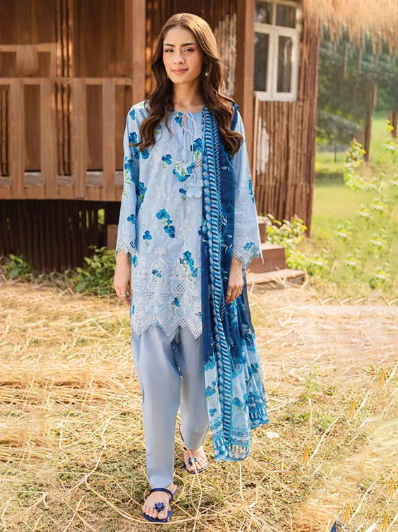 Baagh Embroidered Lawn Collection 2025 By Rashid Tex (9153)