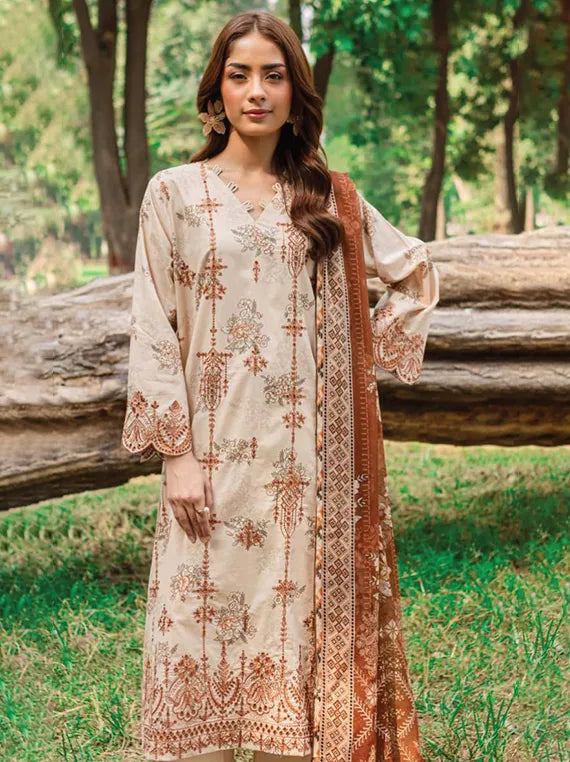 Baagh Embroidered Lawn Collection 2025 By Rashid Tex (9155)