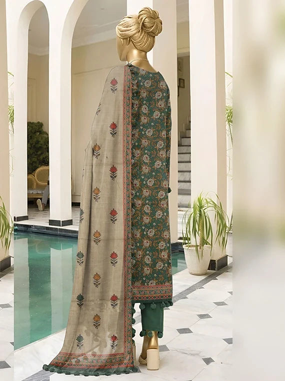 Bali by ABC Khaddar Zarri Unstitched Collectoin'26 Vol-02 (D-02)