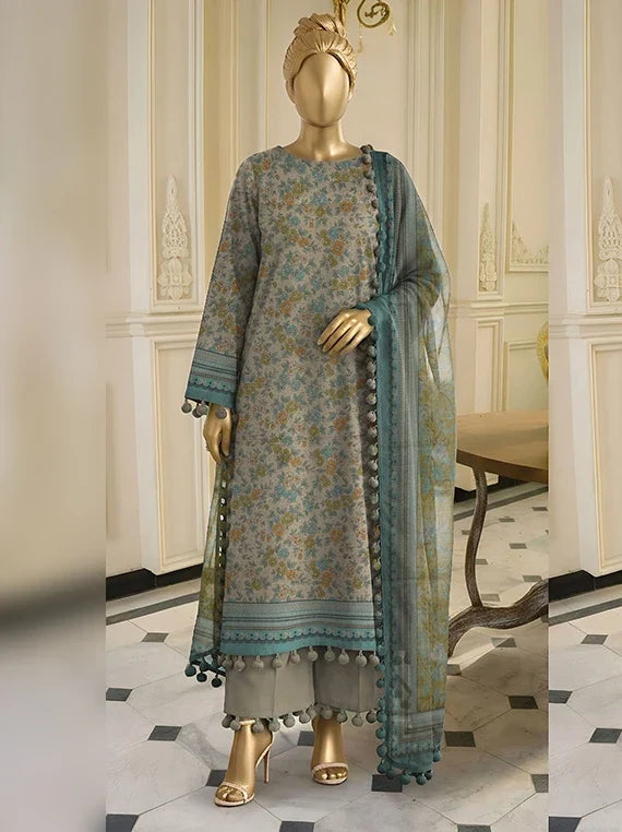 Bali by ABC Khaddar Zarri Unstitched Collectoin'26 Vol-02 (D-03)