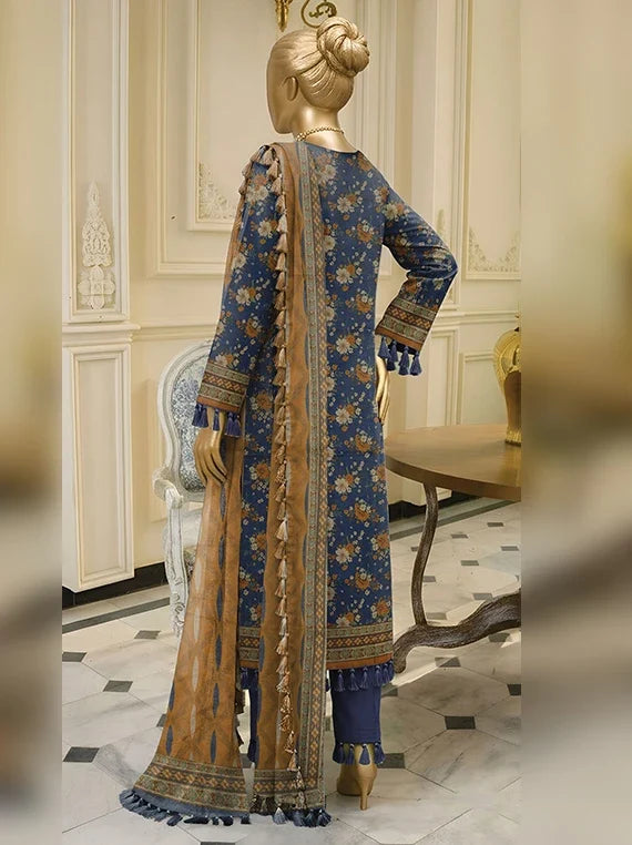 Bali by ABC Khaddar Zarri Unstitched Collectoin'26 Vol-02 (D-07)