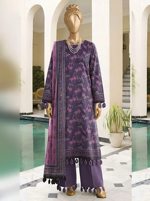 Bali by ABC Khaddar Zarri Unstitched Collectoin'26 Vol-02 (D-09)