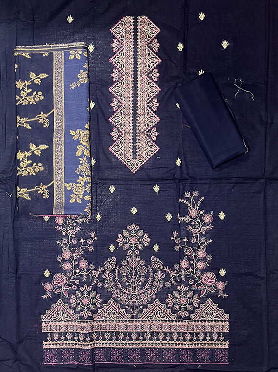 Banarsi Breeze Embroidered Lawn Collection 2025 (D-01)