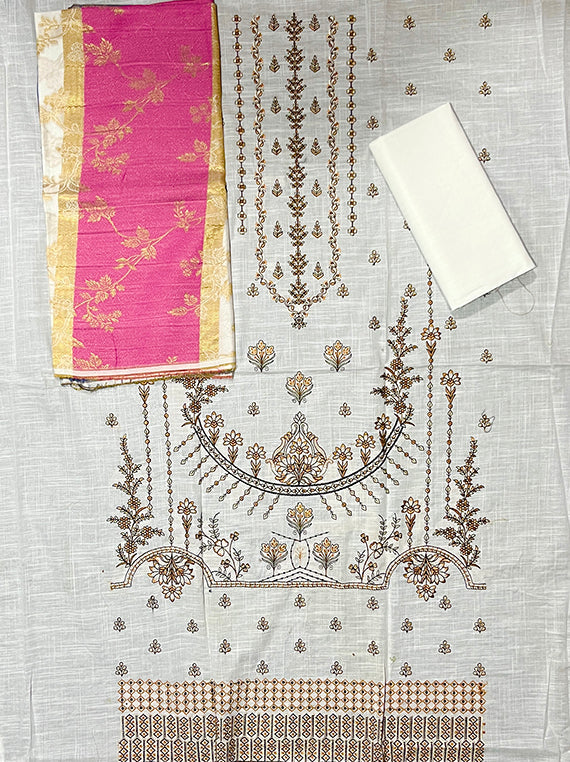 Banarsi Breeze Embroidered Lawn Collection 2025 (D-02)