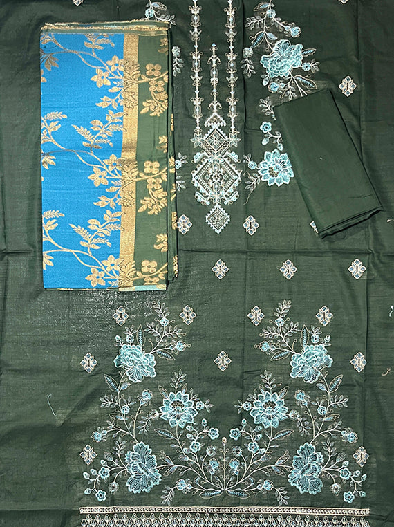 Banarsi Breeze Embroidered Lawn Collection 2025 (D-07)