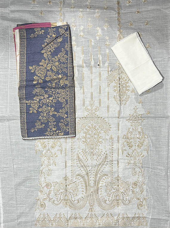 Banarsi Breeze Embroidered Lawn Collection 2025 (D-09)