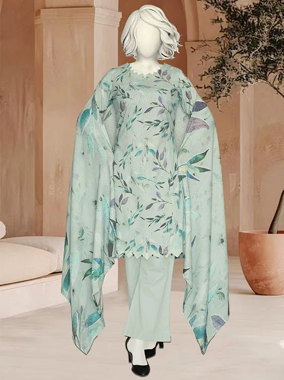 Bangash Printed Peach Zarri Collection 2025 By ABC (ABC-1095)