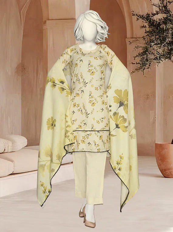 Bangash Printed Peach Zarri Collection 2025 By ABC (ABC-1099)