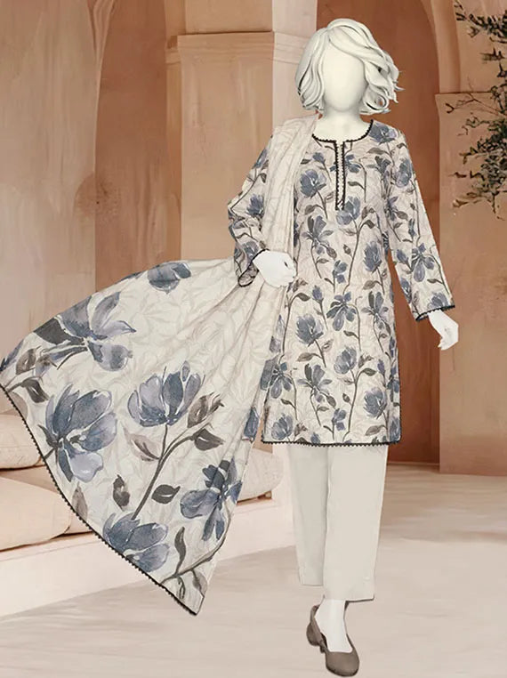 Bangash Printed Peach Zarri Collection 2025 By ABC (ABC-1100)