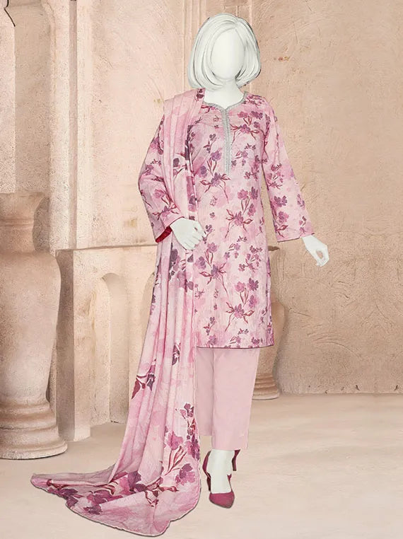 Bangash Printed Peach Zarri Collection 2025 By ABC (ABC-1101)