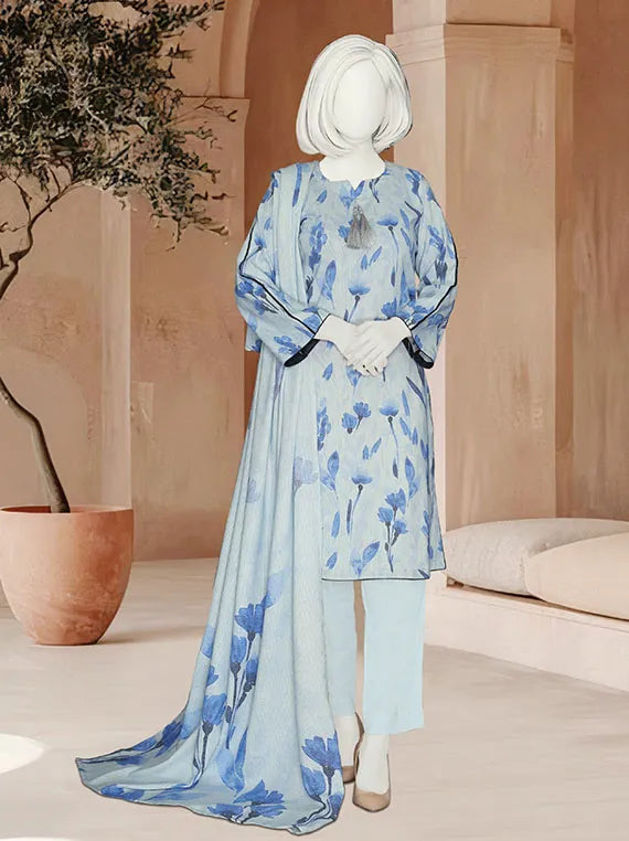 Bangash Printed Peach Zarri Collection 2025 By ABC (ABC-1102)