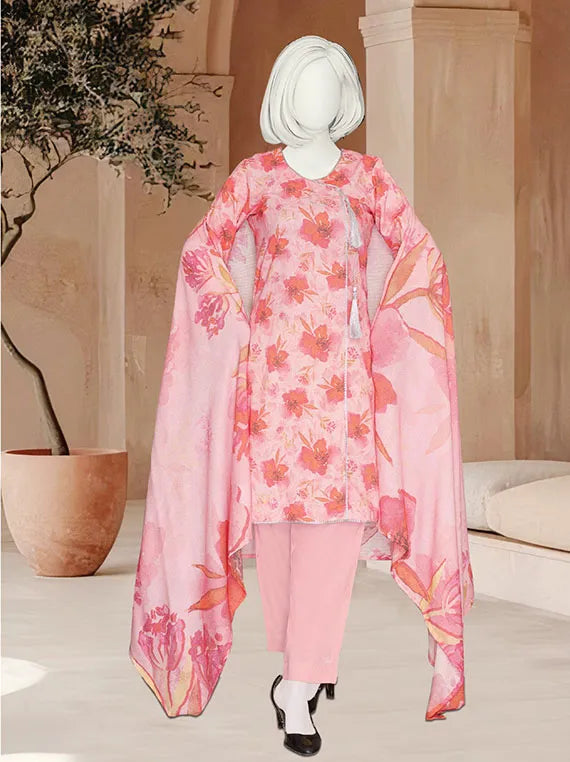 Bangash Printed Peach Zarri Collection 2025 By ABC (ABC-1103)