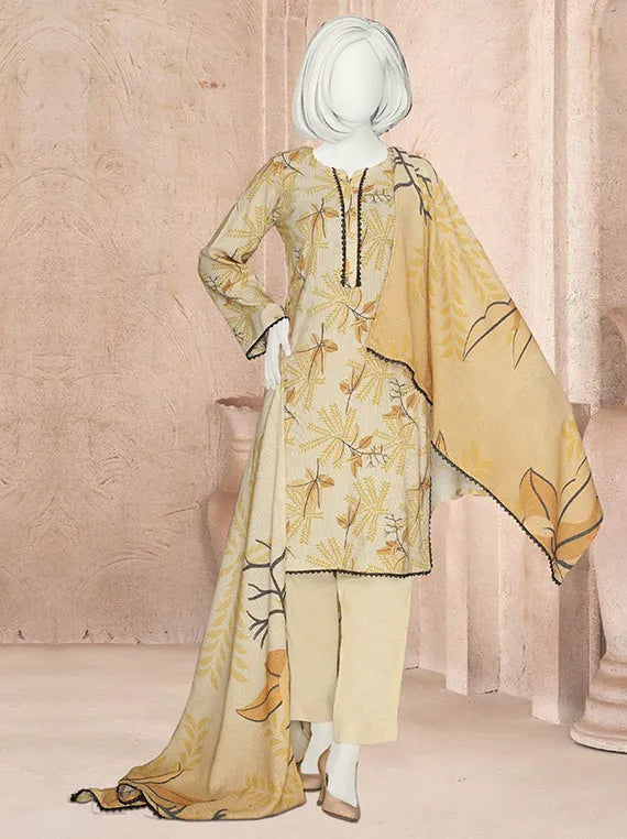 Bangash Printed Peach Zarri Collection 2025 By ABC (ABC-1105)