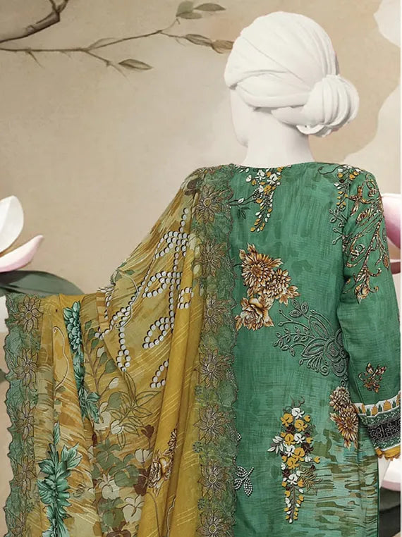 Bano Embroidered Printed Viscose Collection 2025 by ABC (D-01)