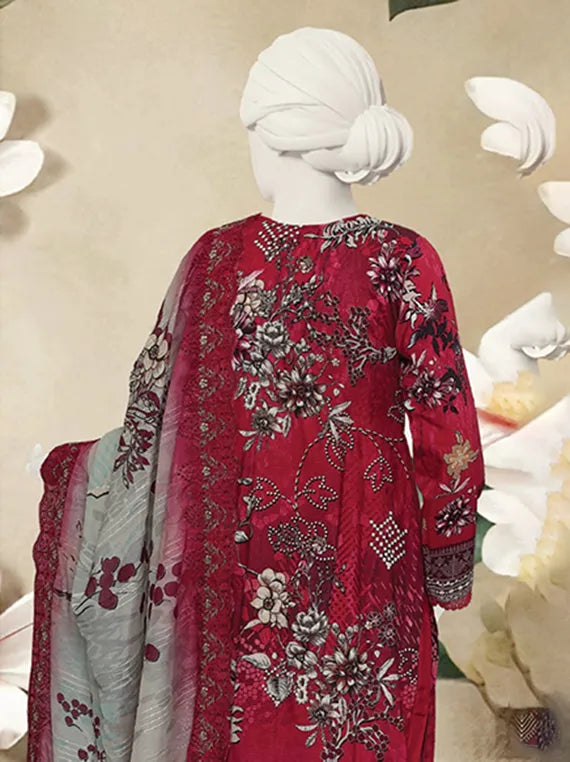 Bano Embroidered Printed Viscose Collection 2025 by ABC (D-03)