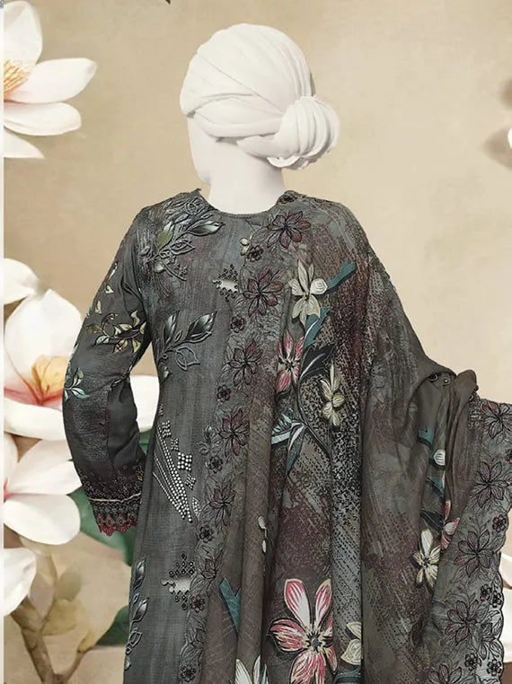 Bano Embroidered Printed Viscose Collection 2025 by ABC (D-05)