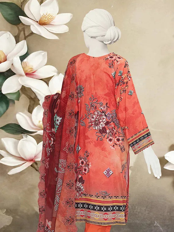 Bano Embroidered Printed Viscose Collection 2025 by ABC (D-06)