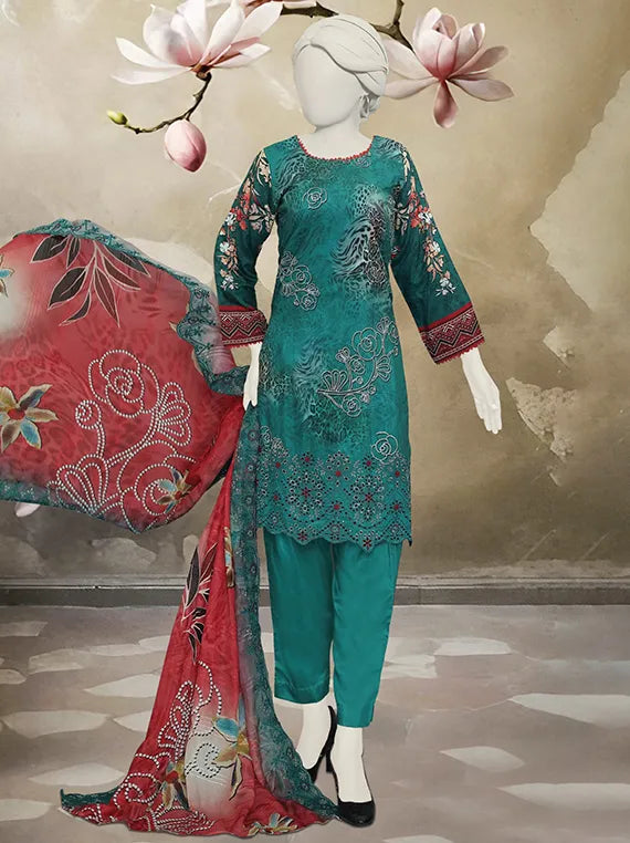 Bano Embroidered Printed Viscose Collection 2025 by ABC (D-08)
