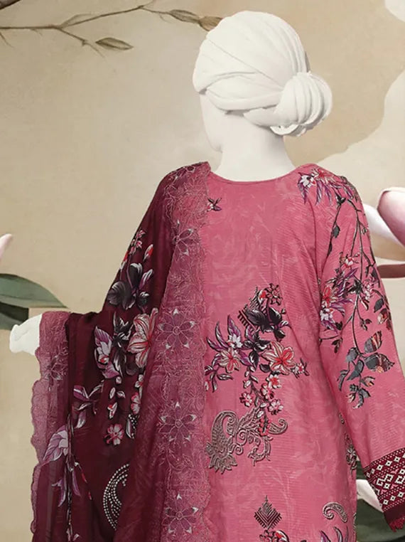 Bano Embroidered Printed Viscose Collection 2025 by ABC (D-09)