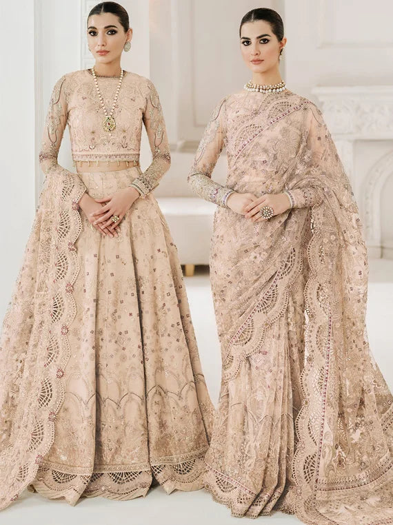 Baroque Chantelle Embroidered Net Collection 2025 (CH10-01)