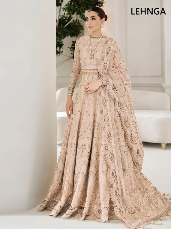 Baroque Chantelle Embroidered Net Collection 2025 (CH10-01)