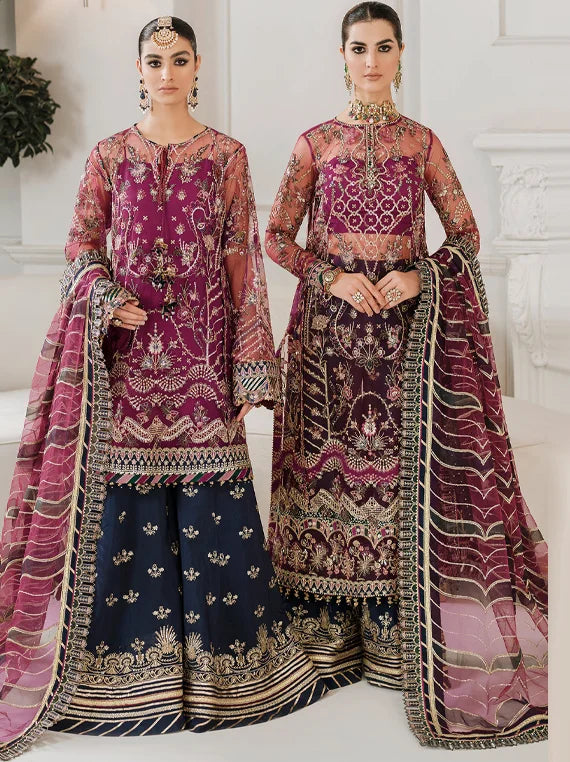 Baroque Chantelle Embroidered Net Collection 2025 (CH10-03)