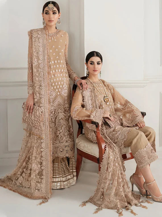 Baroque Chantelle Embroidered Net Collection 2025 (CH10-04)
