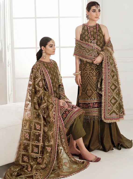 Baroque Chantelle Embroidered Net Collection 2025 (CH10-06)