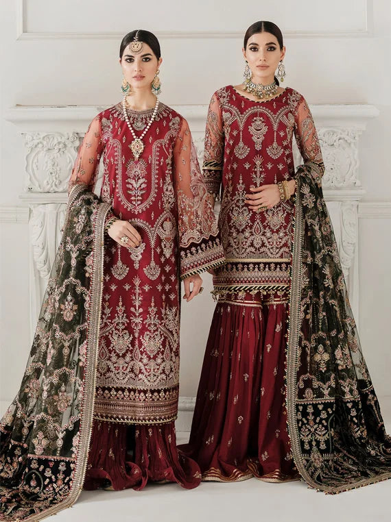 Baroque Chantelle Embroidered Net Collection 2025 (CH10-07)