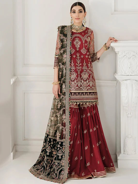 Baroque Chantelle Embroidered Net Collection 2025 (CH10-07)