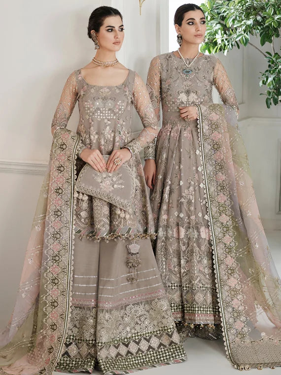 Baroque Chantelle Embroidered Net Collection 2025 (CH10-08)