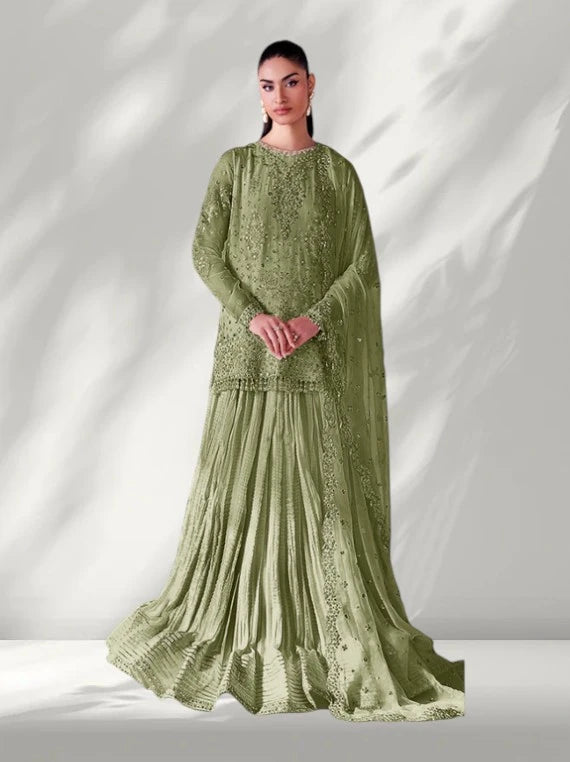 Baroque Embroidered Chiffon Collection 2026 (UF-4140-01)