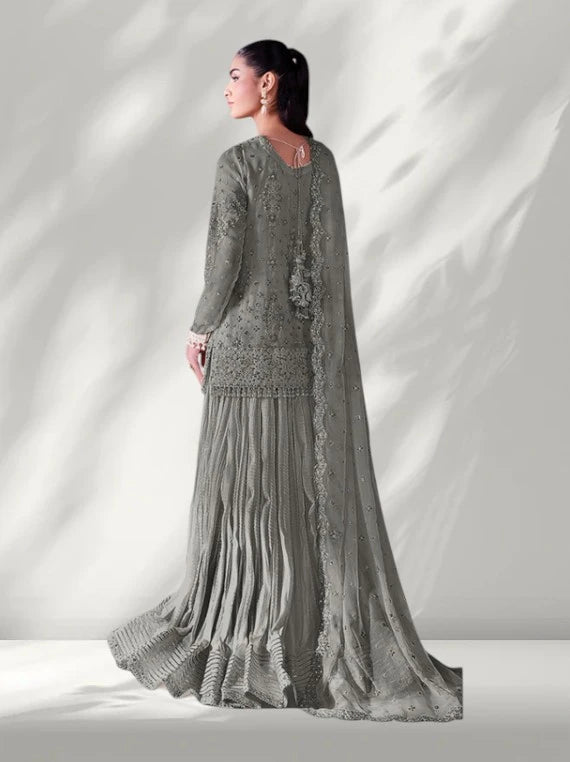 Baroque Embroidered Chiffon Collection 2026 (UF-4140-02)