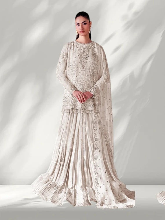 Baroque Embroidered Chiffon Collection 2026 (UF-4140-03)