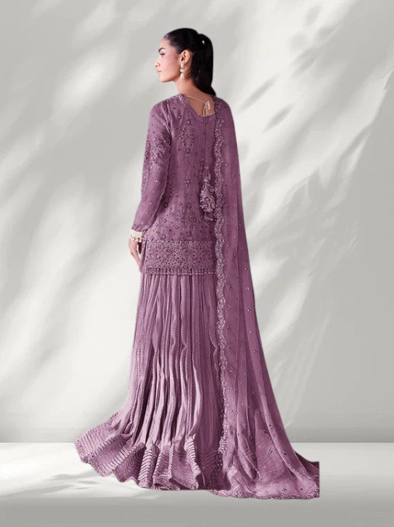 Baroque Embroidered Chiffon Collection 2026 (UF-4140-08)
