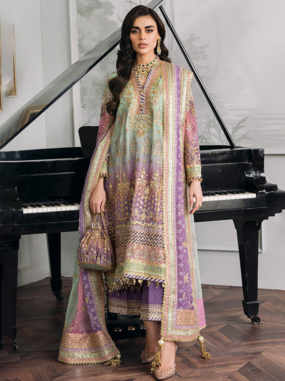 Baroque Multi Embroidered Fancy Collection (CH12-08)