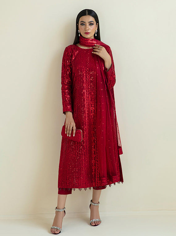 Baroque Multi Embroidered Fancy Collection (UF-385)