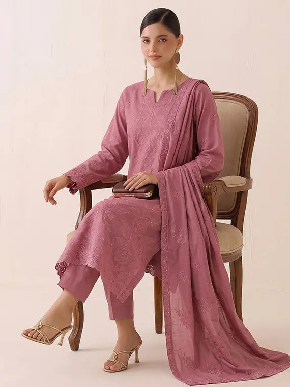 Beads by Fantak Unstitched Silk Slub Karandi Collection'26 V-600 (D-05)
